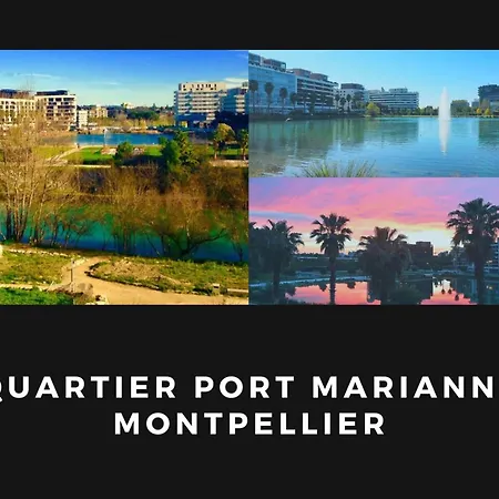 T2 Prestance Montpellier Proche Plage Parking Exterior foto